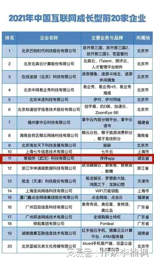 互聯網百強企業地域分布分析 北京占據主導地位，武漢與成都展現區域潛力